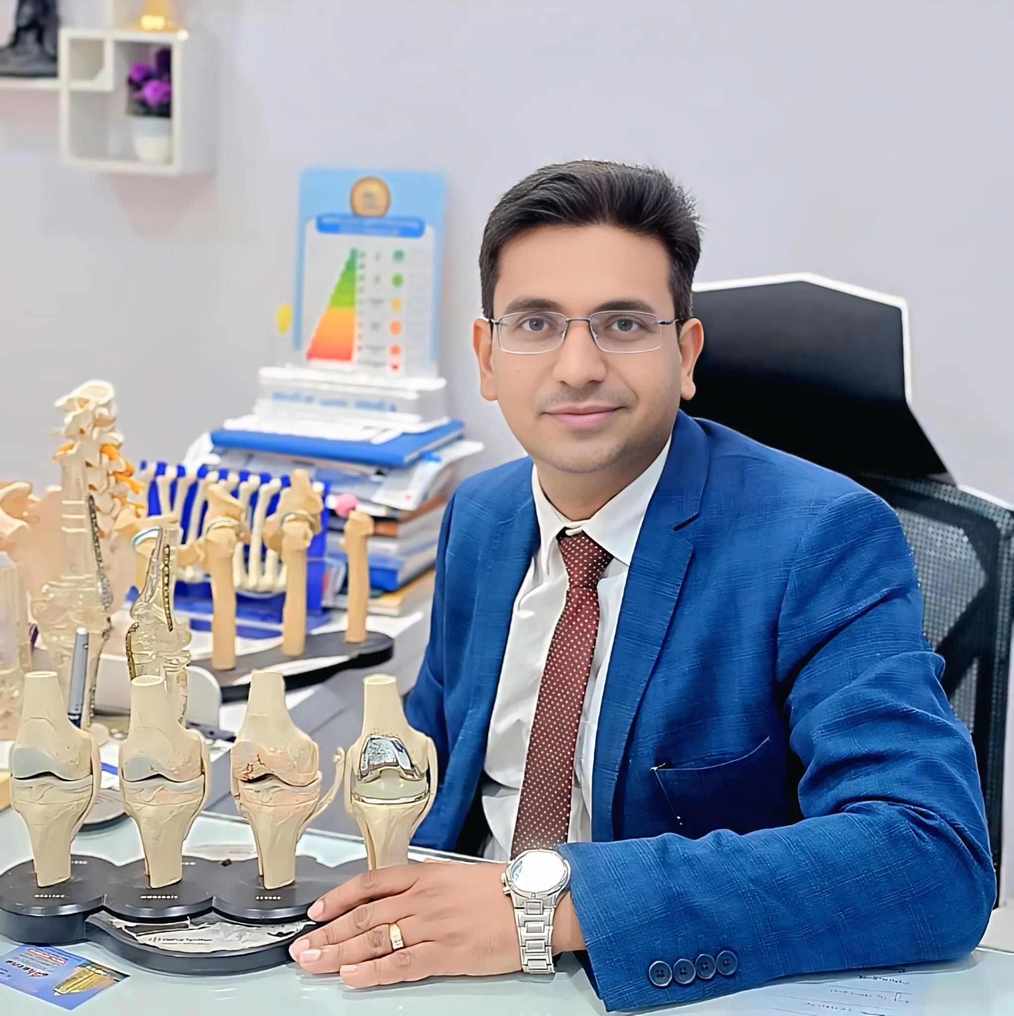 Dr. Rahul K. Singh at his clinic